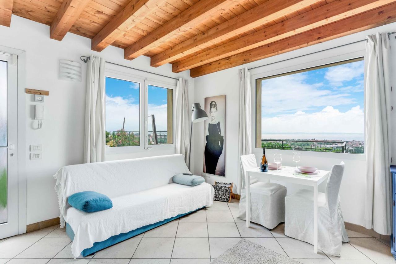 Piscina Panoramica - La Casa Volante Villa Soiano Del Lago Exteriör bild